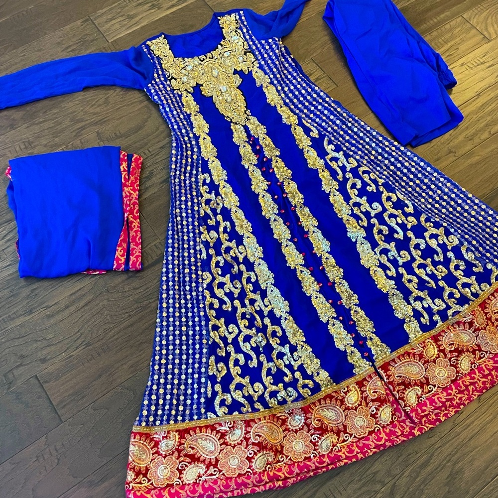 Pakistani Indian maxi gown anarkali wedding dress